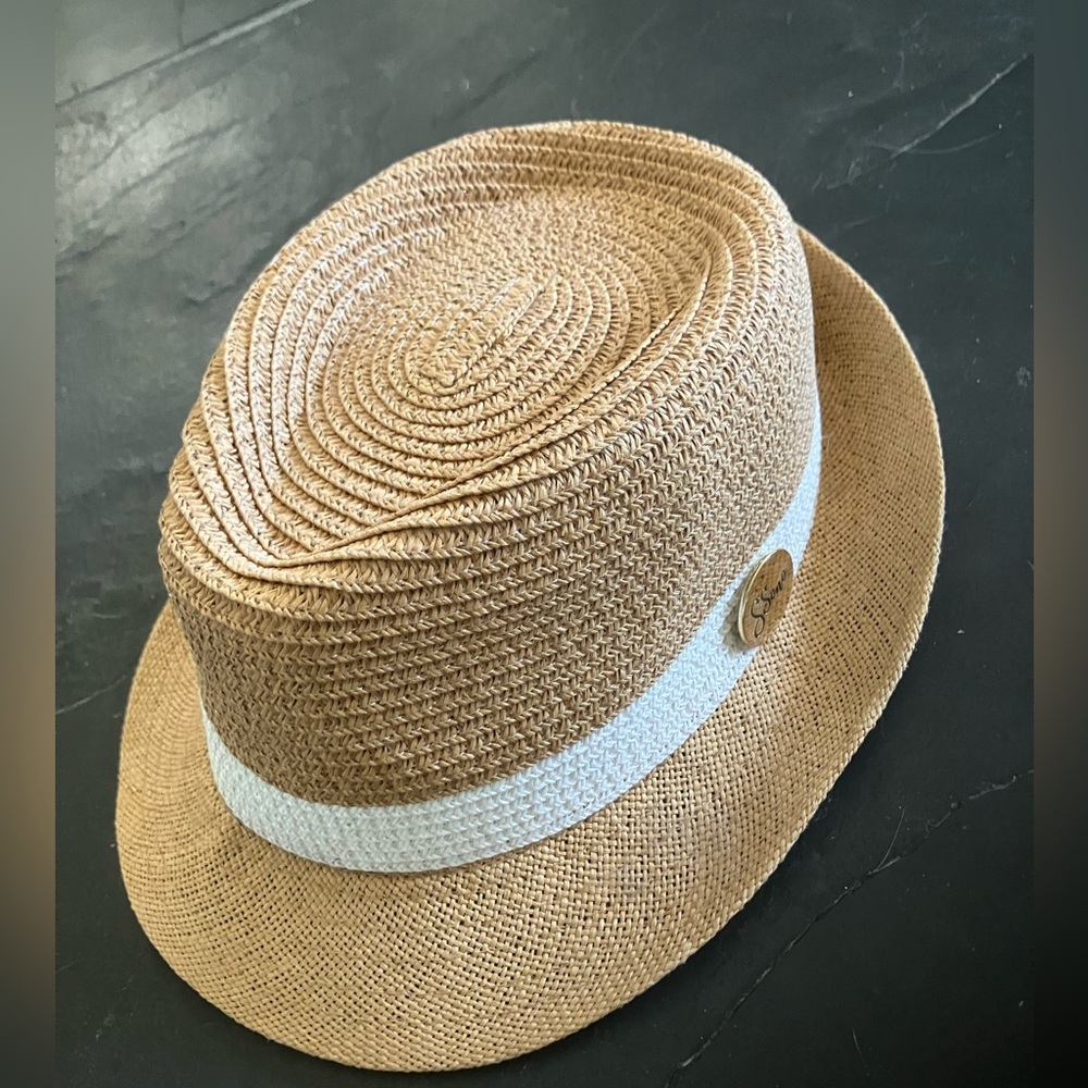 Wanderlust Stylish Tan Hat with White Band